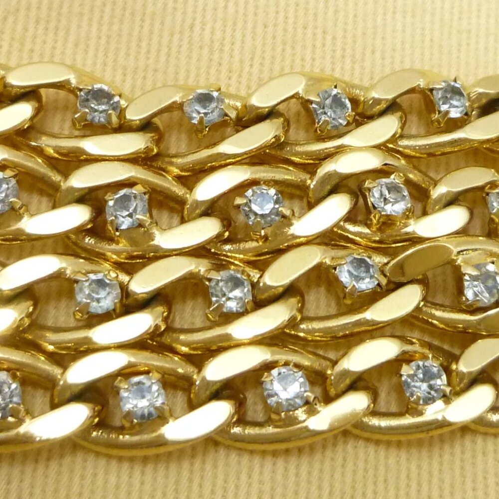 Authentic Givenchy Givenchy Rhinestone Necklace G… - image 5